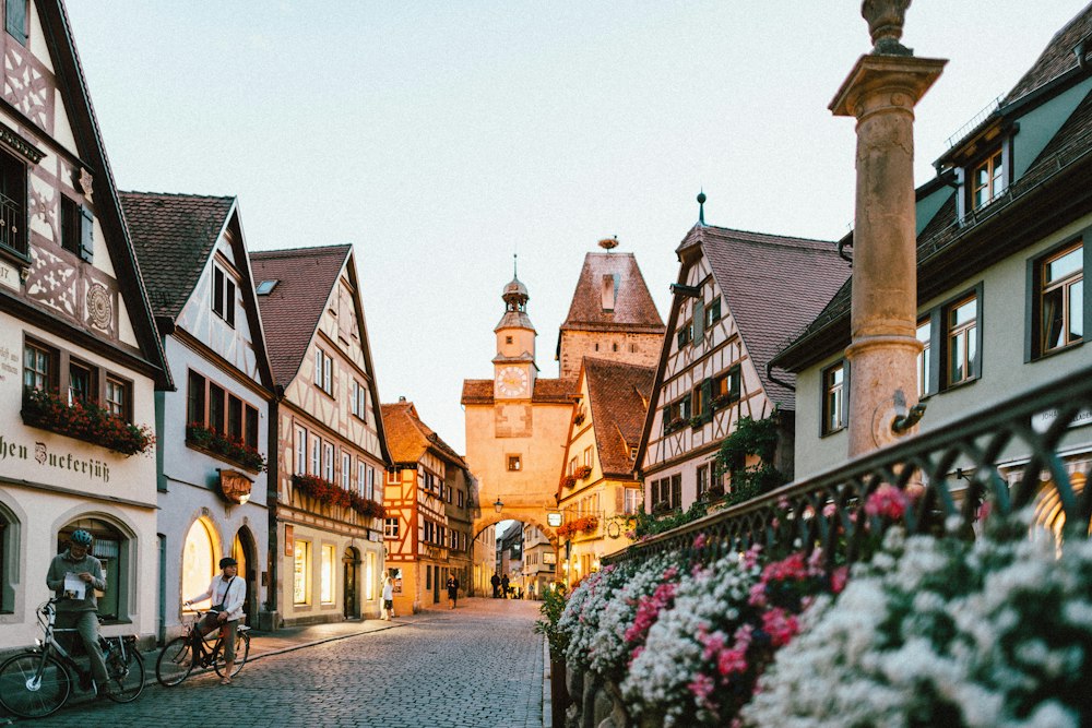 Modern European city skyline in Germany highlighting career opportunities